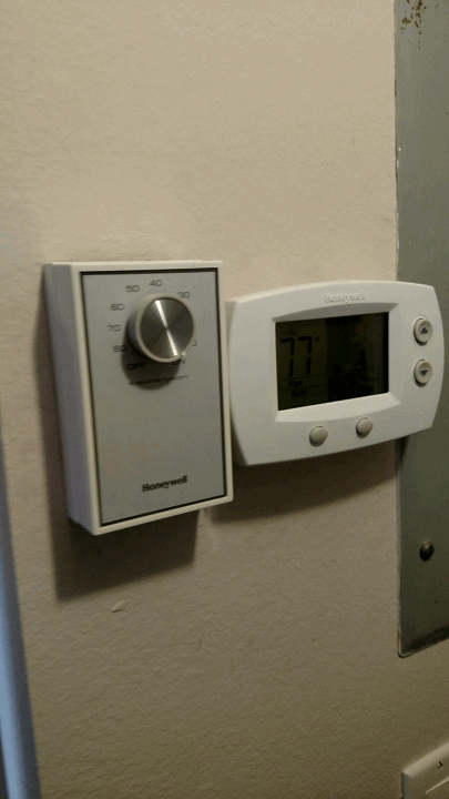 AC Control Unit New 405×720 Brisk Air Conditioning, LLC Venice FL New Thermostat